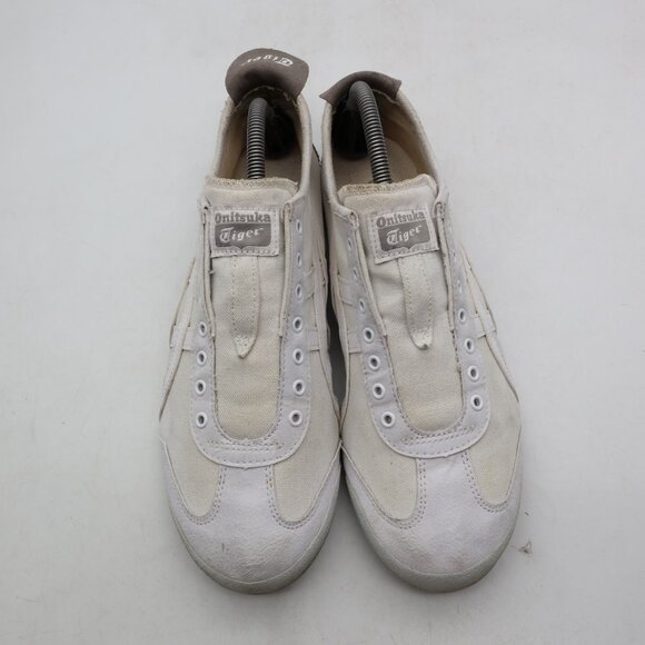 Onitsuka Tiger Mexico 66 Men's Size 9.5 Slip-On White Sneakers 1183A360 - Picture 2 of 11